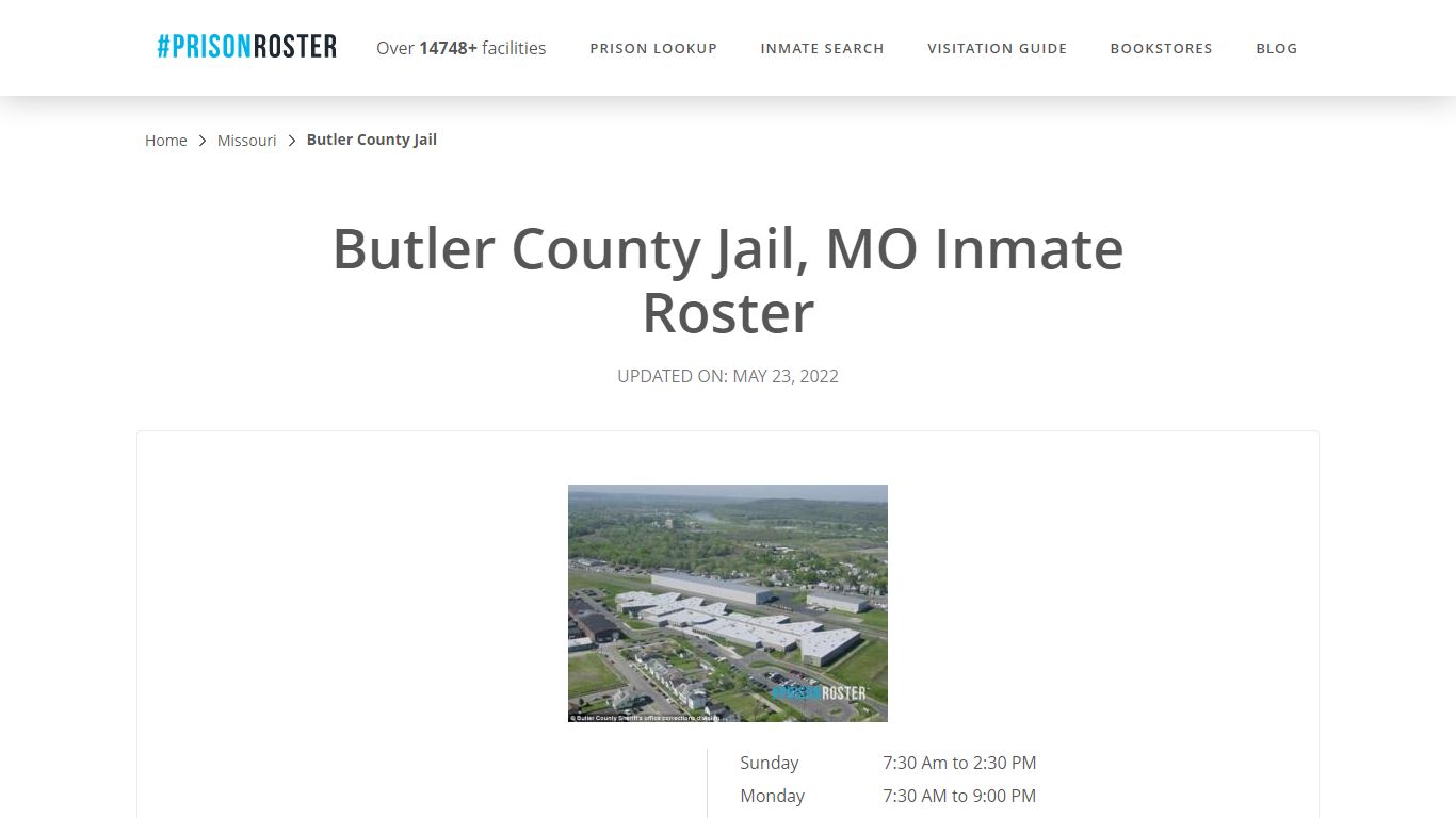 Butler County Jail, MO Inmate Roster - Inmate Locator